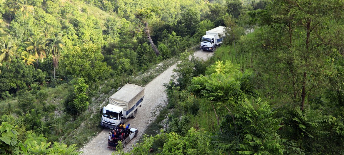 The UN's World Food Programme is stepping up   the transportation  of nutrient  assistance   to radical   impacted by the earthquake successful  Haiti.