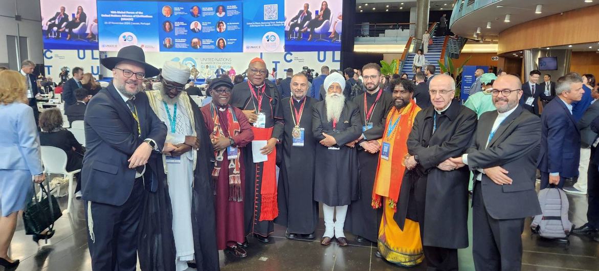 El diálogo interreligioso es clave para la paz, según los líderes religiosos que asisten al 10 Foro Mundial de la Alianza de Civilizaciones de la ONU en Cascais (Portugal).