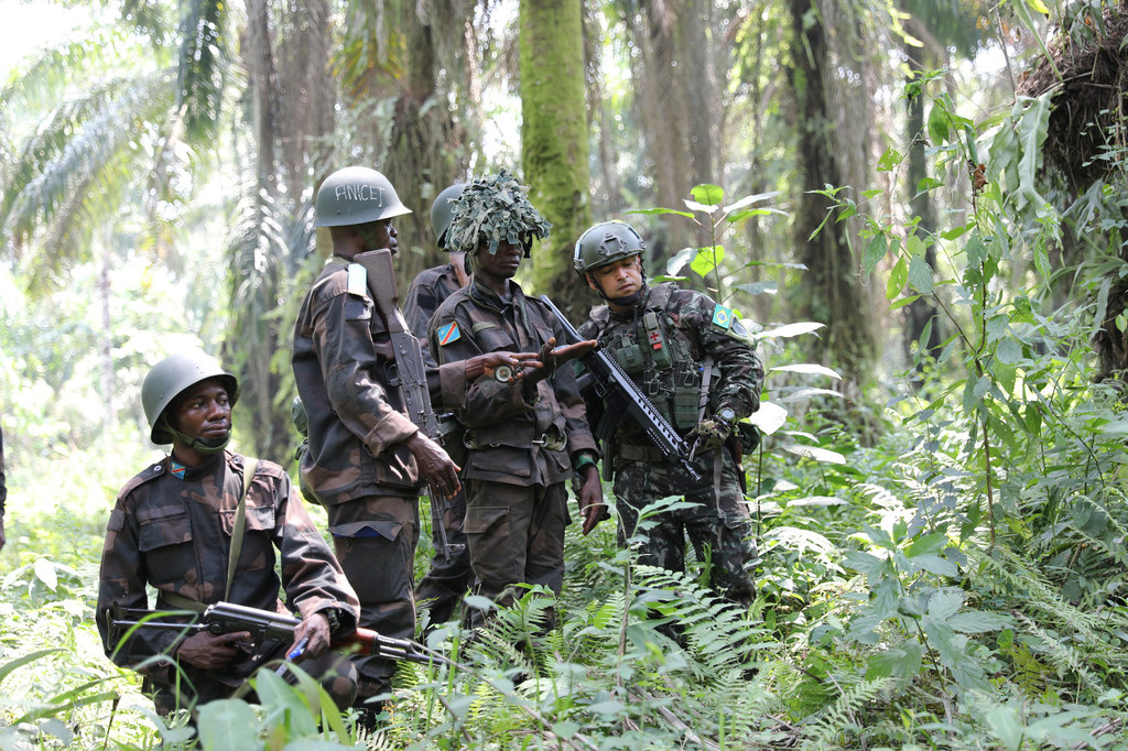 Des soldats de la paix brésiliens forment les forces armées de la République Démocratique du Congo (archive).