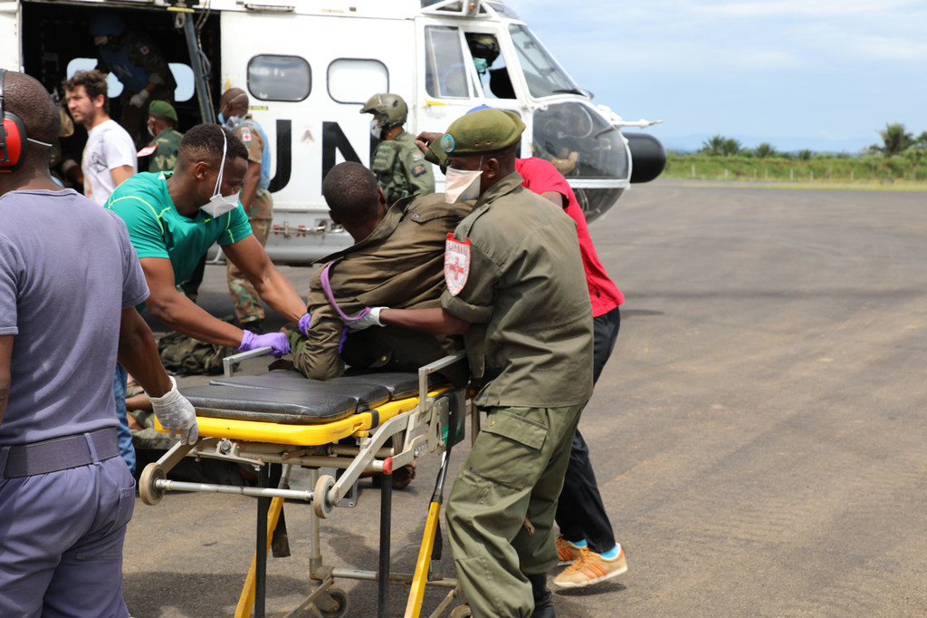 Mwanajeshi wa Congo ahamishwa kwa usaidizi wa Umoja wa Mataifa mashariki mwa DR Congo. (Maktaba)