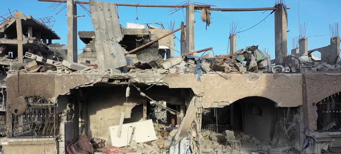 The Kamal Adwan hospital in northern Gaza has been destroyed in the conflict.