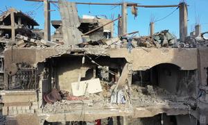 The Kamal Adwan hospital in northern Gaza has been destroyed in the conflict.