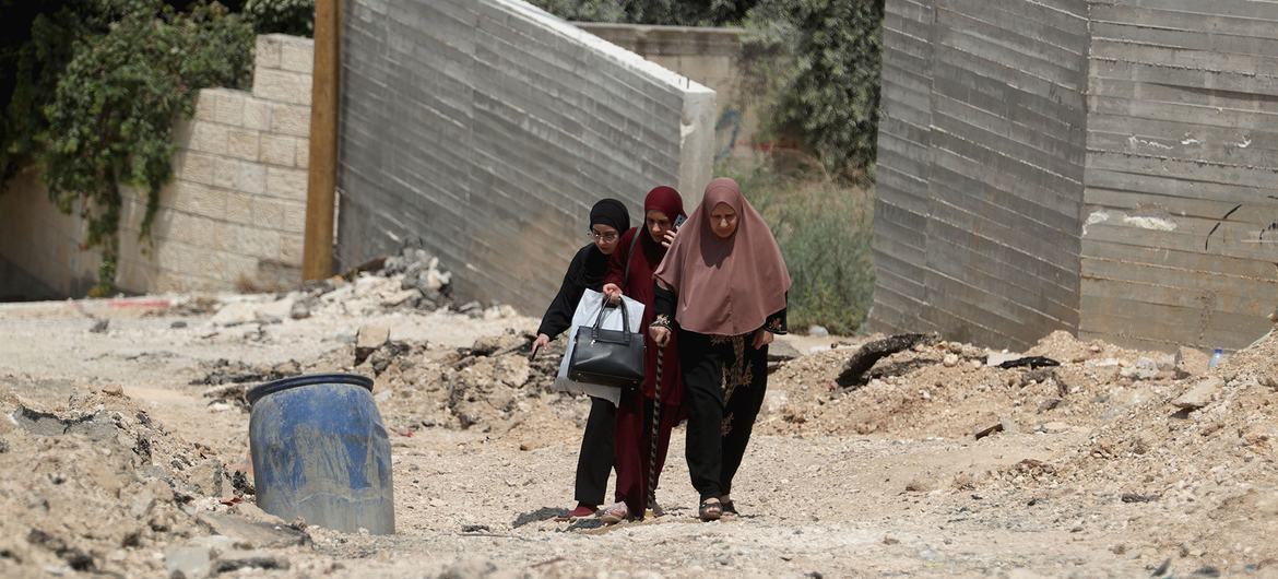 Some Palestinians have been forced to flee their homes in the West Bank. Some Palestinians have been forced to flee their homes in the West Bank.