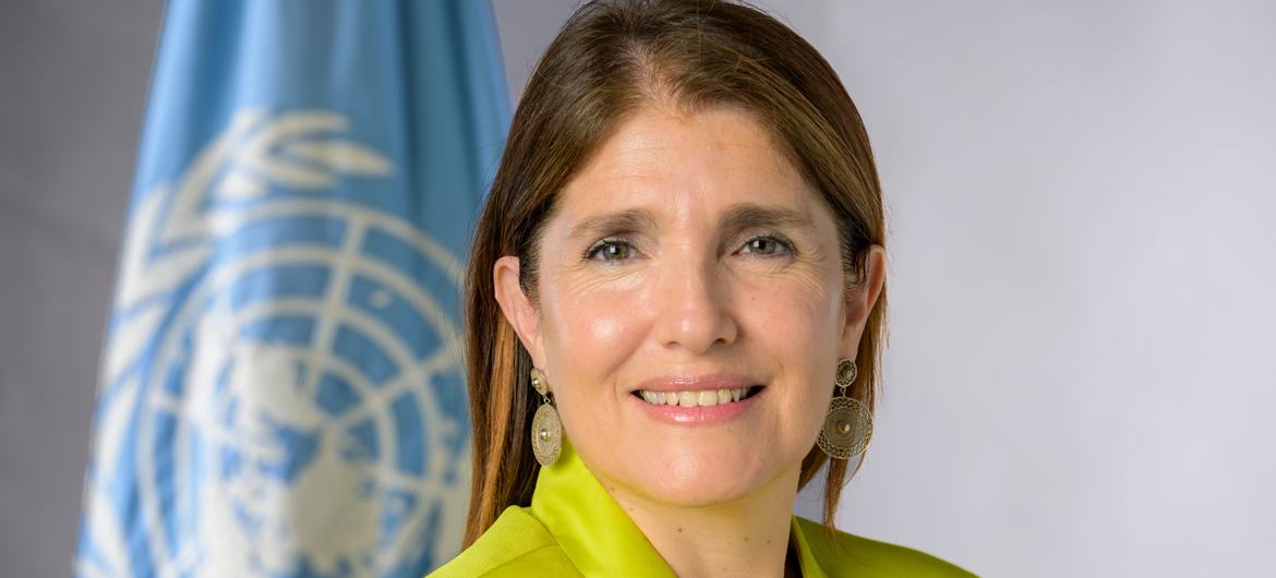 La  embajadora Paula Narváez Ojeda de Chile, presidenta de la Sesión 2024 del Consejo Económico y Social (ECOSOC).