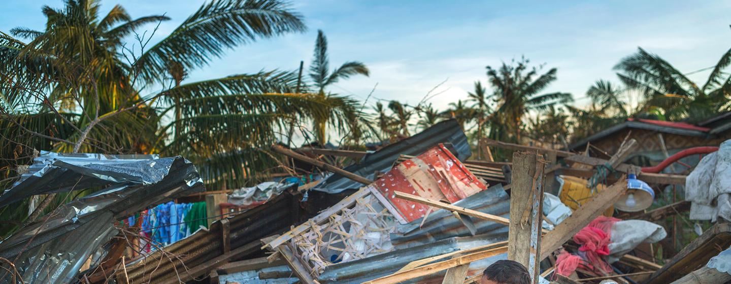 Typhoons have caused widespread damage in the Philippines. (file)