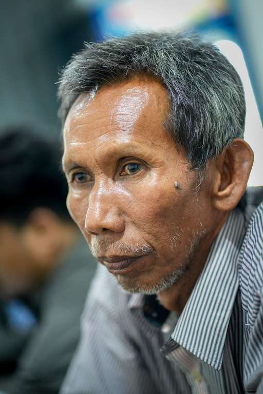 "Som ochotný pokračovať, aj keď to bude trvať večnosť," hovorí rybár pán Saenudin, ktorý prežil obchodovanie s ľuďmi.