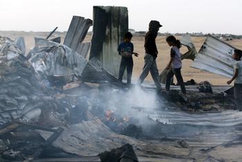 Le 26 mai, des frappes aériennes israéliennes ont touché un camp de personnes déplacées à Rafah, au sud de Gaza.