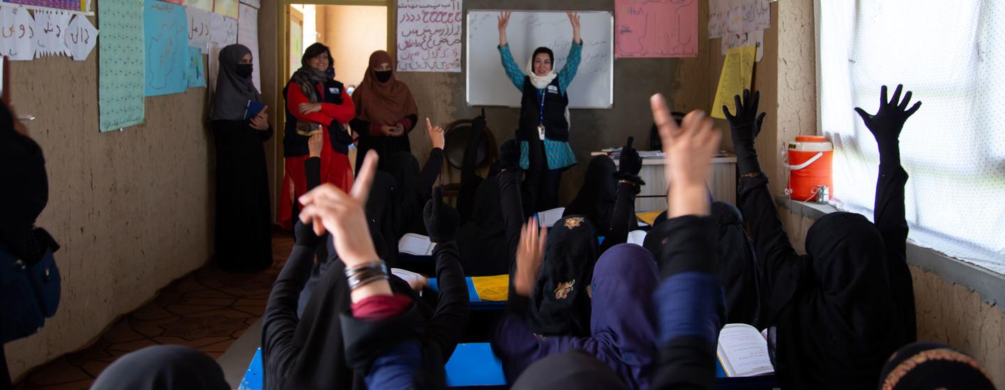 UNESCO's community-based literacy classes are already reaching more than 1,000 women and girls in Logar province, Afghanistan.