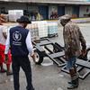 WFP staff support logistics efforts for the emergency response in Jamaica.