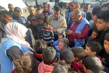 UNRWA staff continue to support communities in Gaza. (file)
