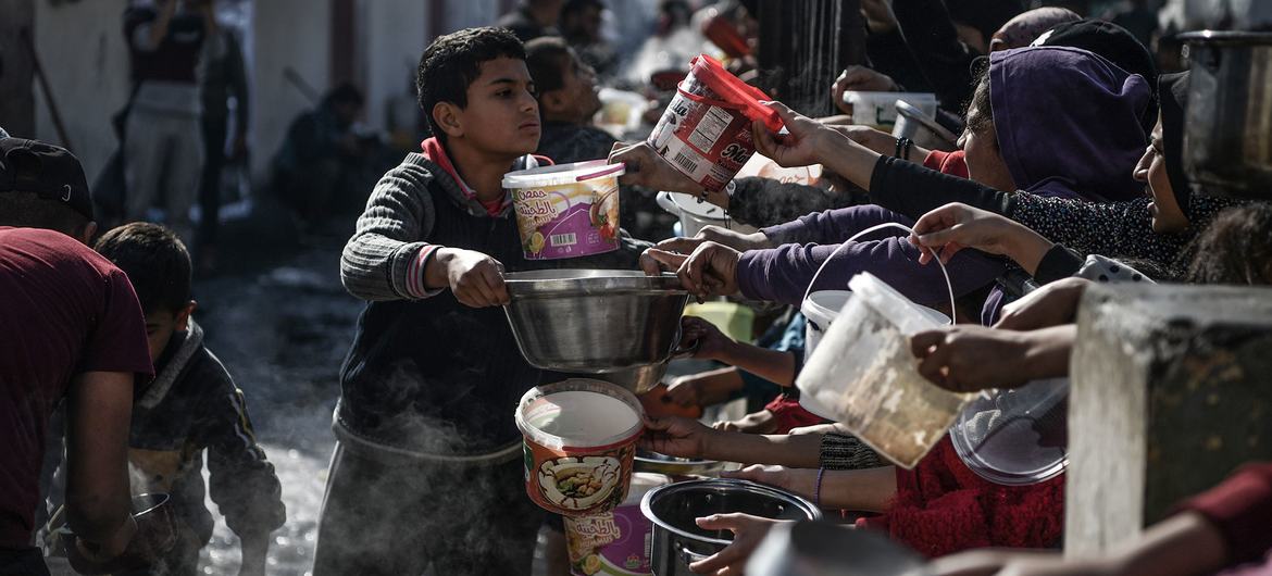 The UN says Gaza is facing a food crisis. (file)