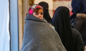 Children in the Al-Hol camp in northeastern Syria face a harsh winter due to a lack of proper clothing.