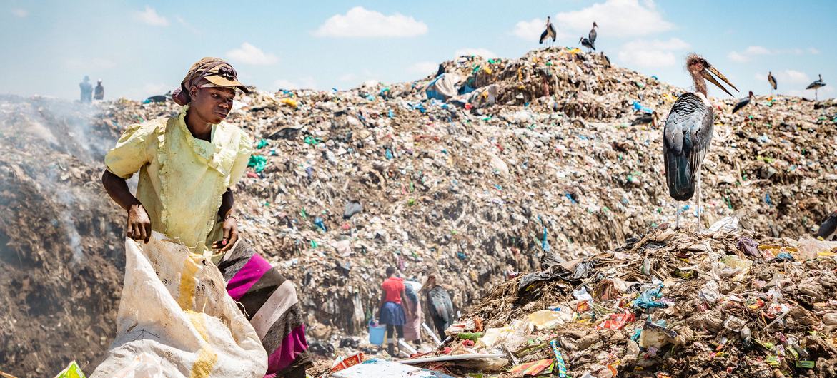 El vertedero de basura de Dandora, en Nairobi, es el más grande de Kenya.