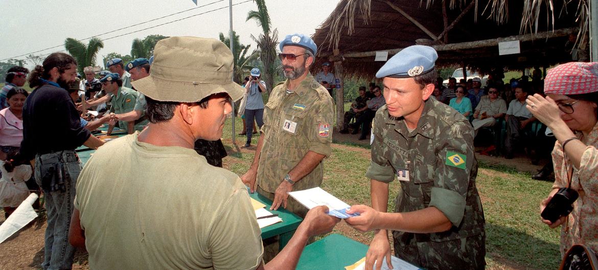 The UN Verification Mission in Guatemala (MINUGUA). (file)