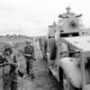 Unidades de la Fuerza de las Naciones Unidas en el Congo (ONUC) aseguraron posiciones fuera del perímetro de Elisabethville en 1963 (archivo).