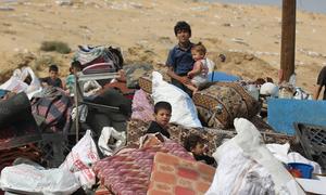 Families in Gaza continue to be displaced. (fle)