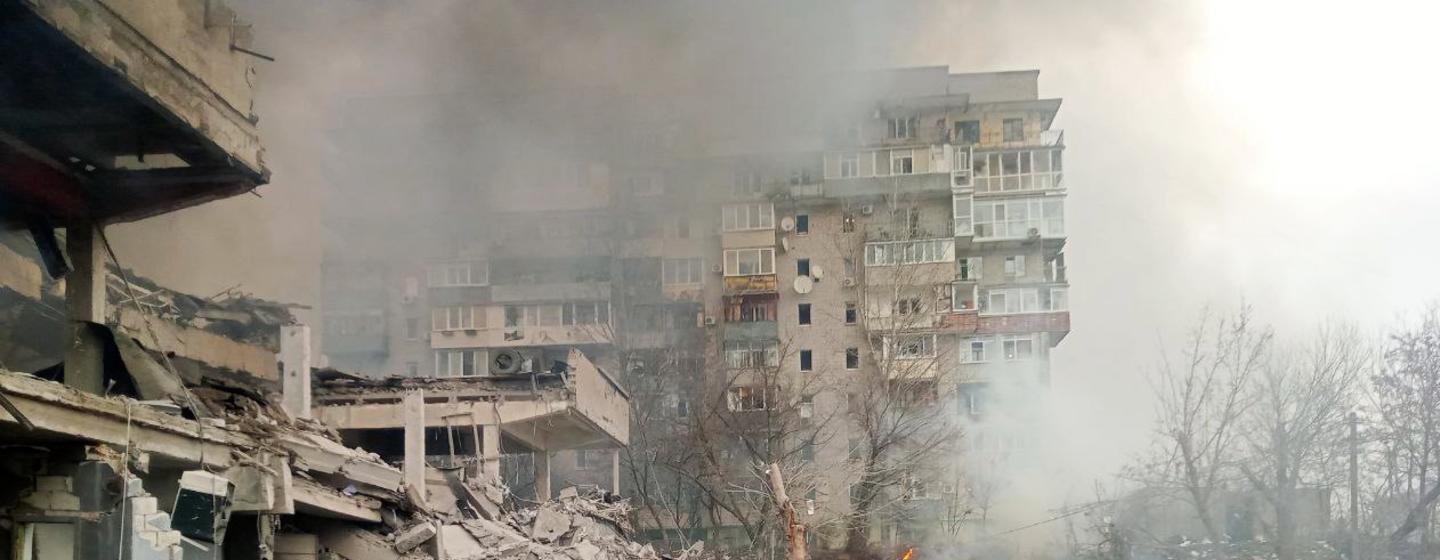 La ville de Dnipro, dans l'est de l'Ukraine, a été touchée par de nouvelles attaques de missiles.