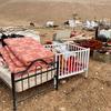 En Cisjordanie, des gens ont été forcés de fuir leurs maisons.