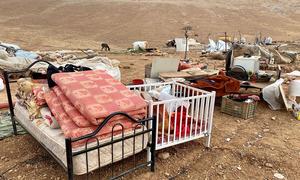 In the West Bank people have been forced to flee their homes.