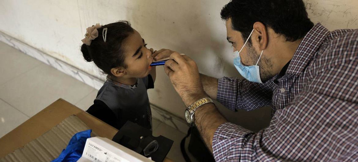 As famílias em Gaza têm apenas acesso limitado a medicamentos e cuidados de saúde