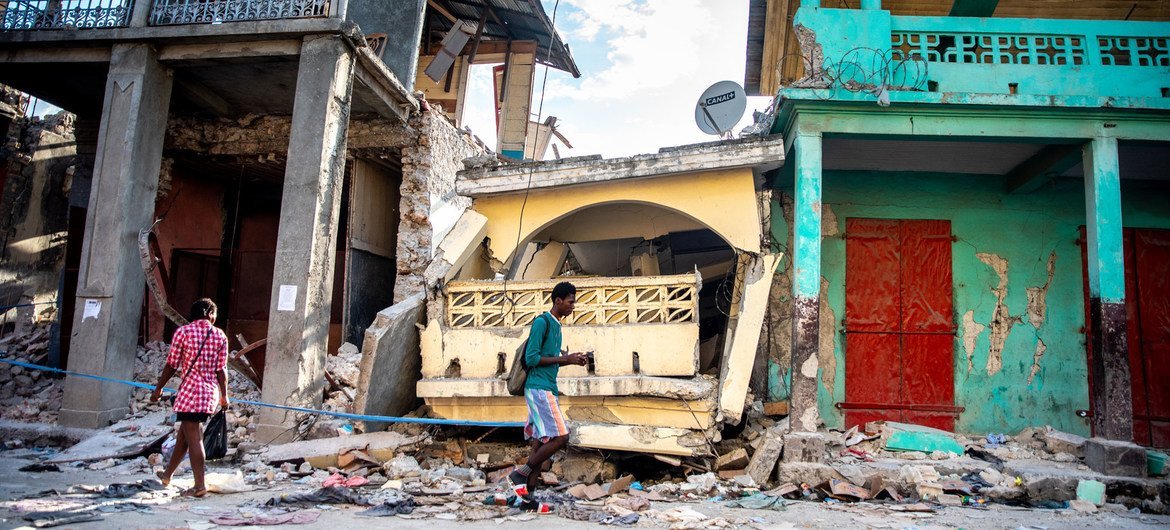 Haiti erholt sich von einer Reihe von Krisen, darunter ein Erdbeben, das das Land im August 2021 heimgesucht hat.