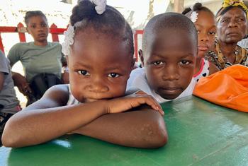 Les enfants d'Haïti sont confrontés à des niveaux élevés d'insécurité alimentaire.