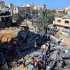 Missile strikes have caused widespread destruction in Gaza.