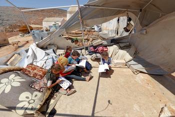 After over a decade of conflict in Syria, some 800,000 people in the north-west of the country are still living in tents.