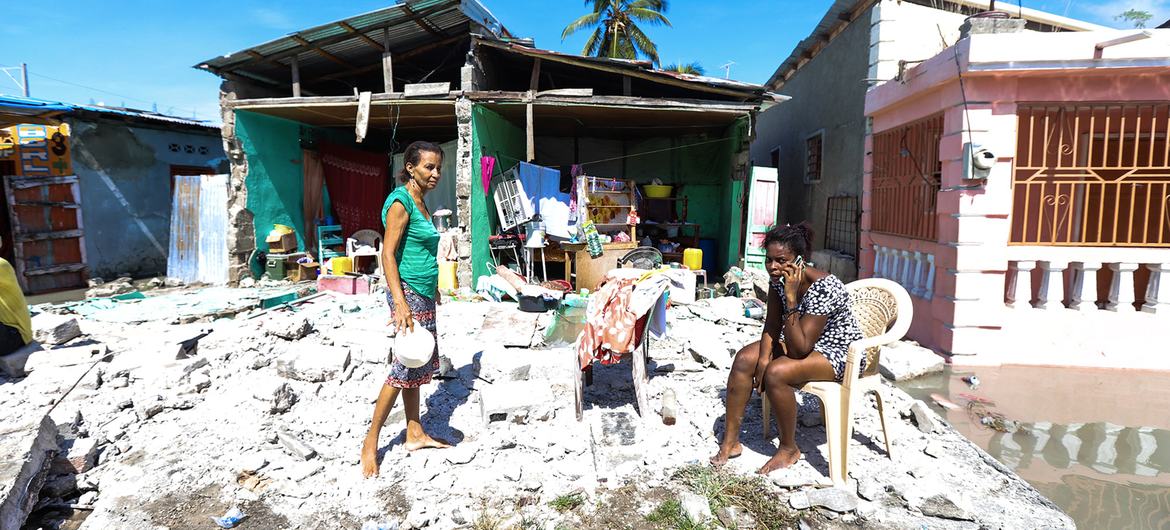 Thousands of private homes were damaged or destroyed in the earthquake.  