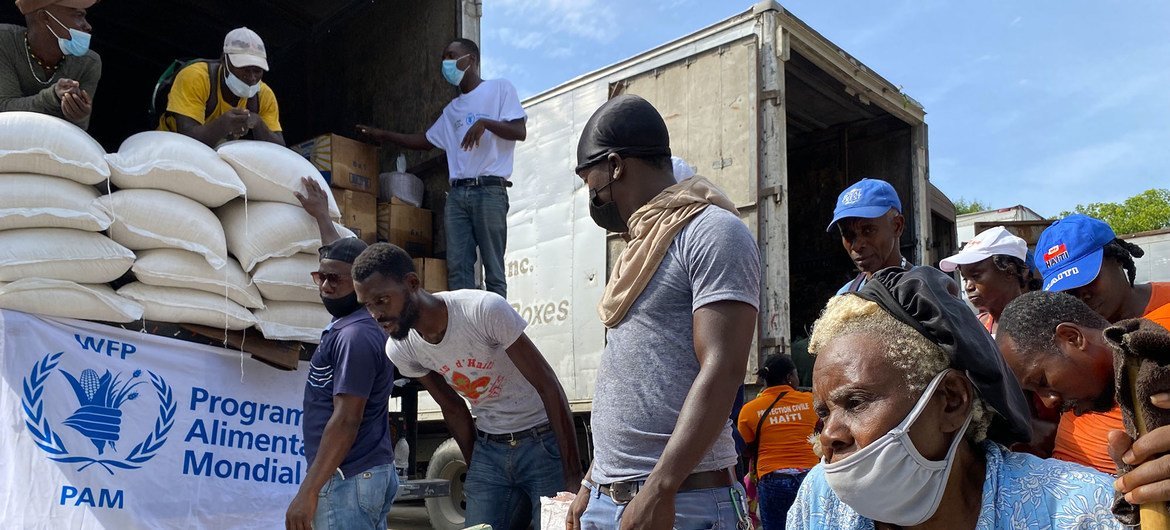 PMA ampliou distribuição de alimentos no Haiti. 