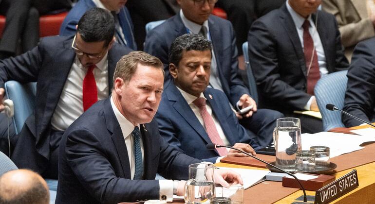 关于中东局势的安全理事会会议.