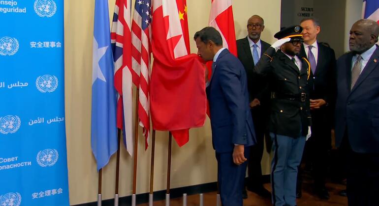 رفع أعلام 5 دول، منها البحرين، مع بدء عضويتها بمجلس الأمن