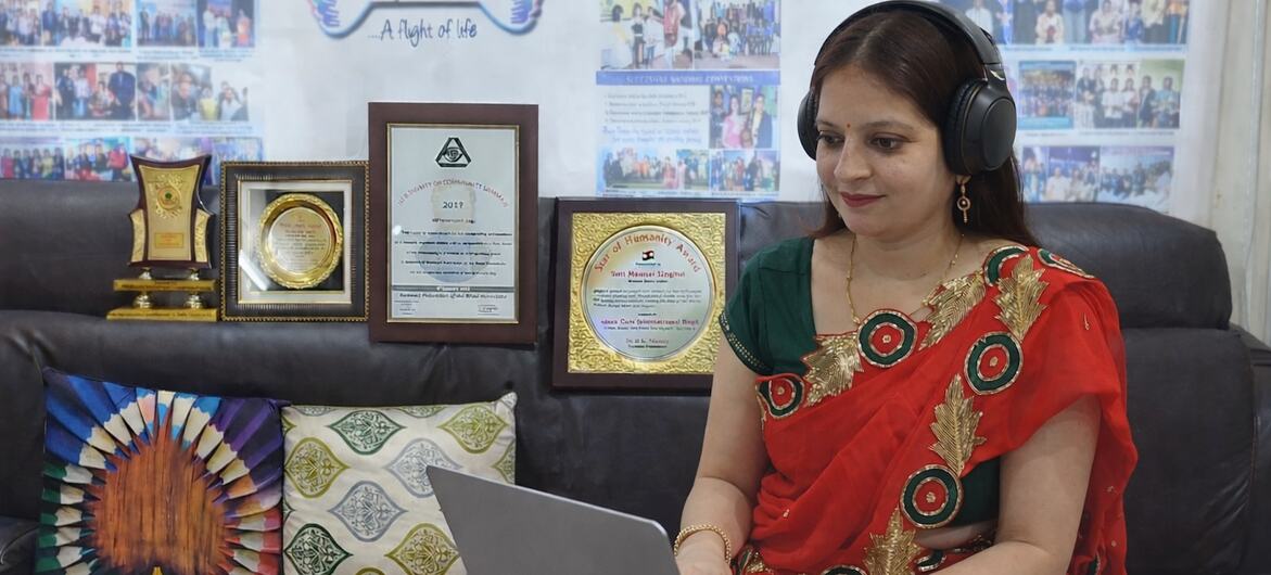 Radio Director Meenal Singhvi says, “Radio Udaan gave me the confidence that visual impairment is not my limit.”