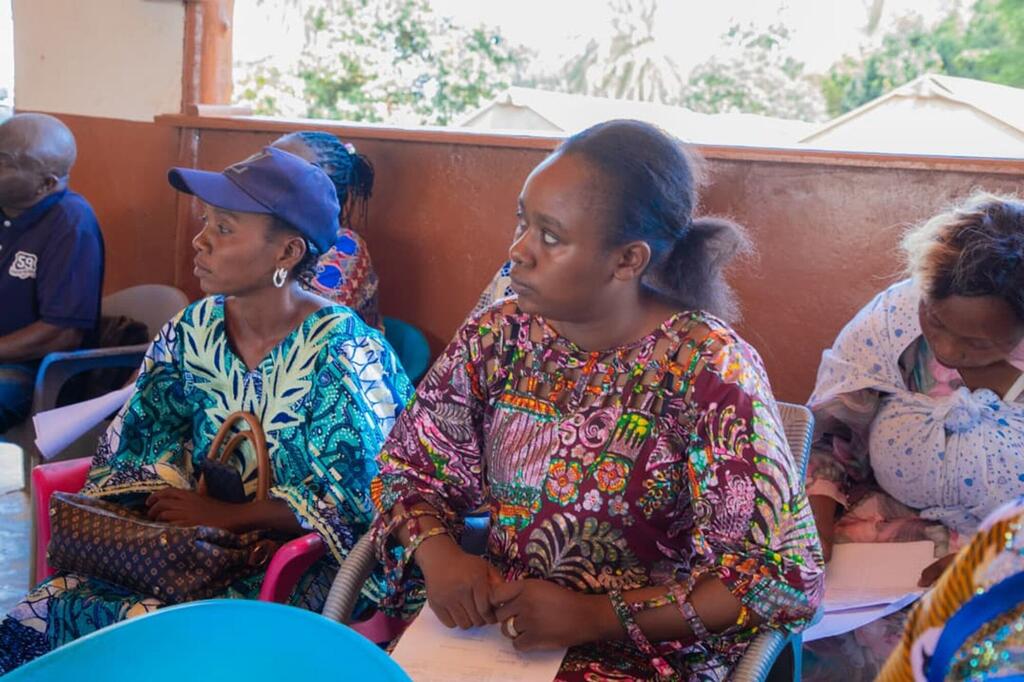 Baadhi ya wanawake walioshiriki mkutano wa "Urafiki Meeting" in huko Kivu Kaskazini nchini DRC.