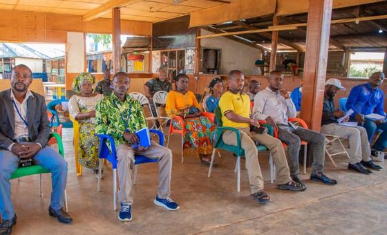Baadhi ya machifu waliohudhuria katika kikako cha 'URAFIKI MEETING' kilichowezeshwa na walinda amani wa Tanzania wanaohudumu katika ujumbe wa MONUSCO nchini DRC.