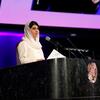 Malala Yousafzai hablando en un podio con el emblema de la ONU durante la celebración del Día Internacional de la Mujer 2026 en la sede de la ONU.