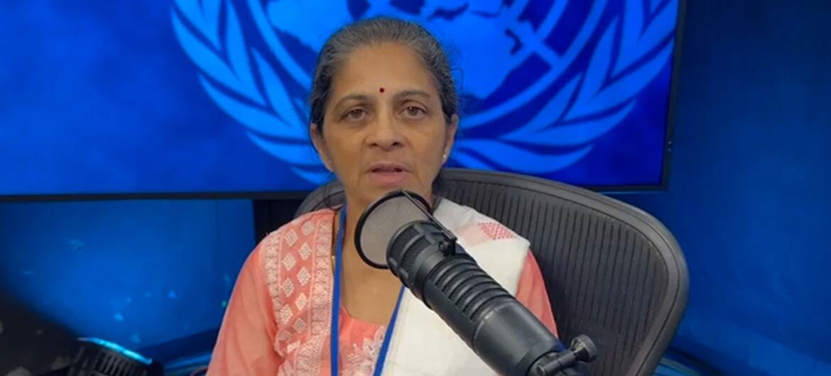 एक भारतीय महिला अधिकार कार्यकर्ता उज्जावाला करमबरकर ने, यूएन स्टूडियो में, CSW70 से सम्बन्धित एक कार्यक्रम के बारे में बातचीत की.