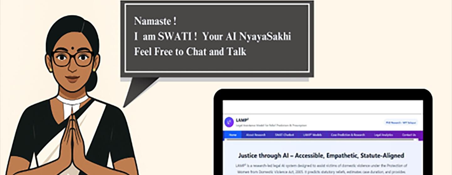 न्यायसखी-स्वाति: घरेलू हिंसा से बचे लोगों के लिए कृत्रिम बुद्धिमत्ता आधारित ऐप.