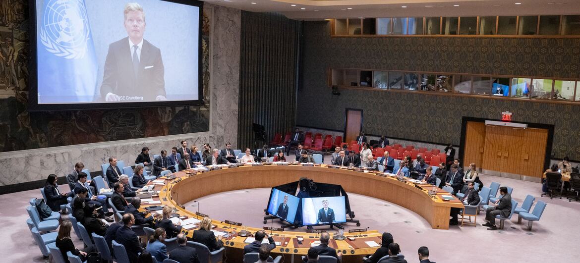 یمن کے لیے جنرل سیکریٹری کے خصوصی نمائندے ہانس گرینڈبرگ نے اقوام متحدہ کی سلامتی کونسل کو یمن کی صورتحال سے آگاہ کیا۔