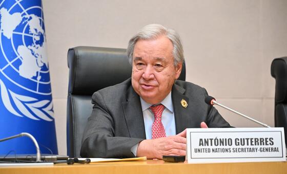 À Addis-Abeba, Guterres salue l’Union africaine, « bastion du multilatéralisme »