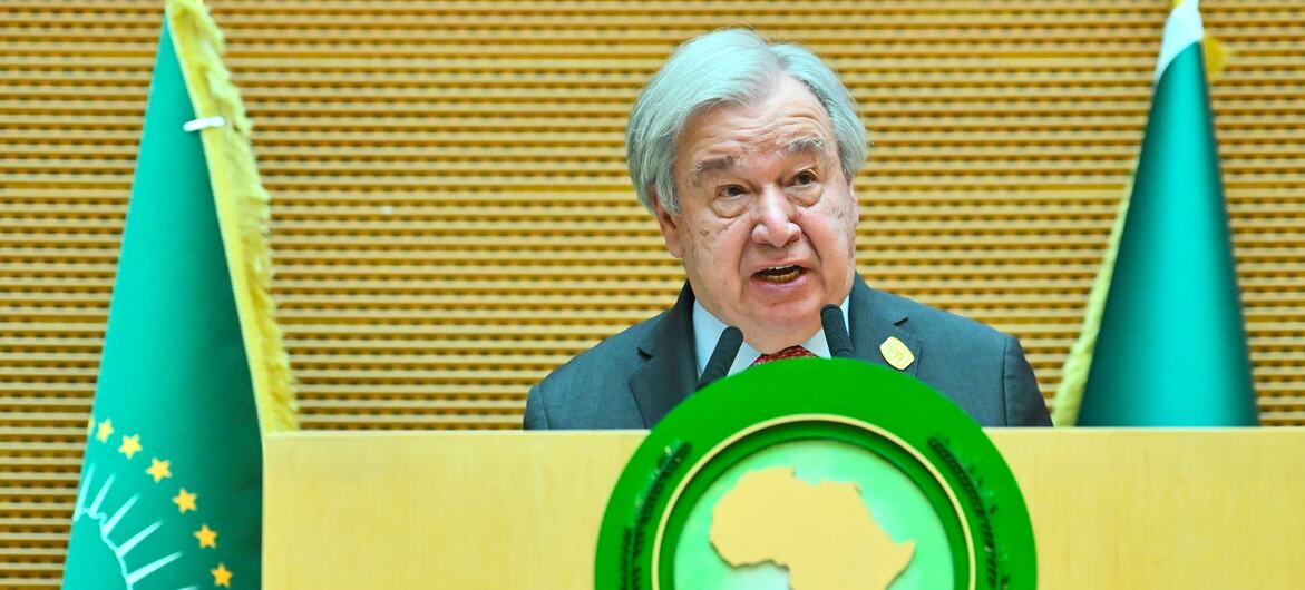 Guterres ressalta apoio da ONU a ordem internacional mais justa para África