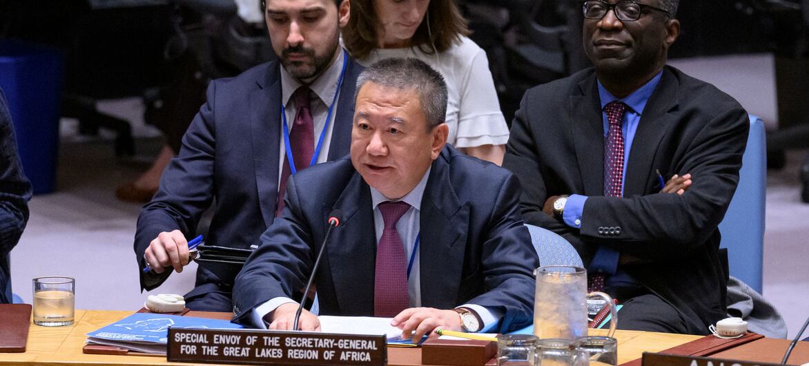 Huang Xia, Envoyée spéciale du Secrétaire général pour la région des Grands Lacs, informe le Conseil de sécurité sur la situation dans la région des Grands Lacs.