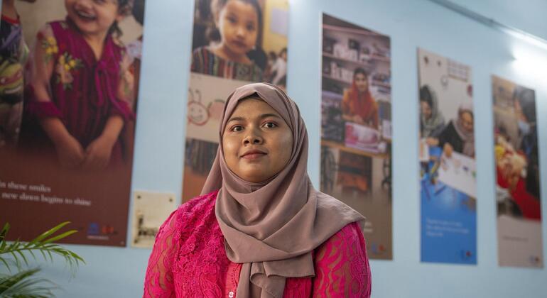 यूएनएचसीआर के सहयोग और प्रशिक्षण से मिज़ान ने क्रोशिया के अपने बचपन के शौक को एक सफल उद्यम में बदल दिया.