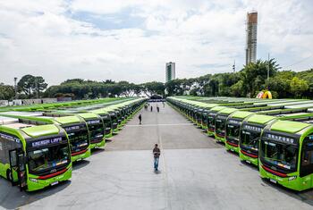 New Electric Buses for the City of São Paulo in Brazil.