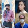 Un collage de six photos montrant un groupe diversifié de personnes, dont des professionnels de la santé dans un hôpital, un homme prenant la parole lors d'un événement et un aîné autochtone en tenue traditionnelle.