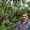 भारत के उत्तराखंड राज्य में अपने सेब के बाग़ में मोहन सिंह राणा.