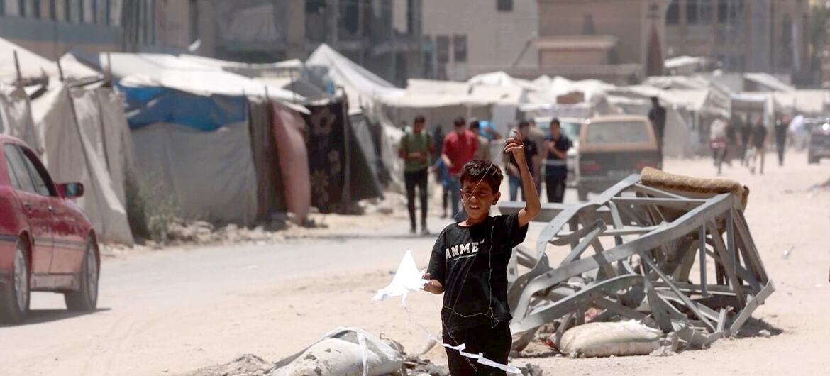 Four children killed as separate attacks in Gaza destroy aid supplies