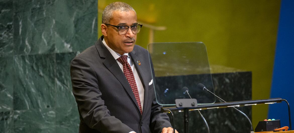 Courtenay Rattray, Chef de Cabinet of the Secretary-General, addresses the General Assembly on the observance of the annual Nelson Mandela International Day.