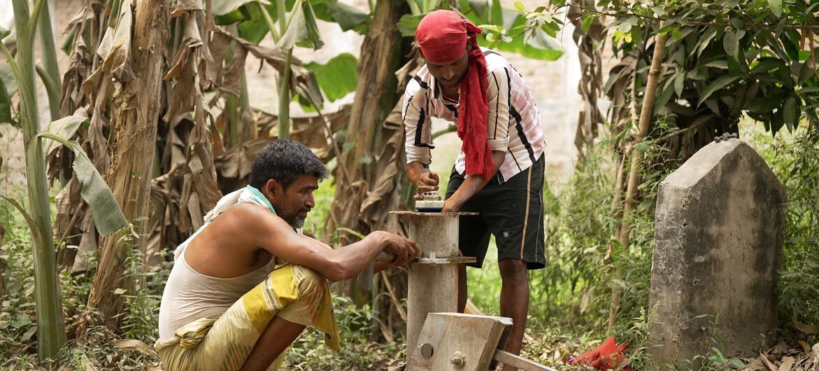 माजी: टैरलटेक® रिएक्टर मौजूदा सामुदायिक जल प्रणालियों में आसानी से लगाया जा सकता है.