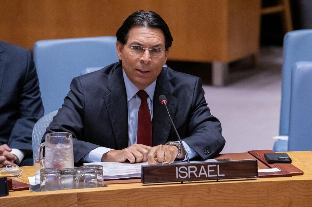 Danny Danon, Mwakilishi wa Kudumu wa Israel, akizungumza katika mkutano wa Baraza la Usalama UMOJA WA MATAIFA mjini New York.